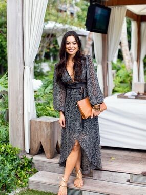 Misa Los Angeles Emilia Maxi Dress size L